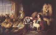 Sir Edwin Landseer Isaac Van Amburgh and his Animals (mk25) oil painting